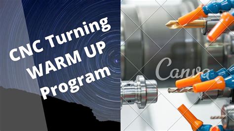 cnc machine fanuc stop warmup program|G04 G.